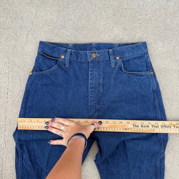Y2K Wrangler 14MWZG Women's Cowboy Cut Slim Fit Blue Jeans 13x32 - Picture 8 of 10
